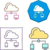 Cloud-Icon-Design vektor