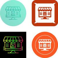 Online-Shopping-Icon-Design vektor