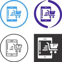 Online-Shop-Icon-Design vektor