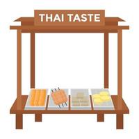 thailändische Essenskonzepte vektor