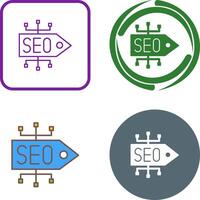 SEO-Tag-Icon-Design vektor