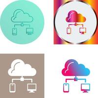 Cloud-Icon-Design vektor