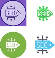 SEO-Tag-Icon-Design vektor