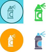 Spray-Icon-Design vektor