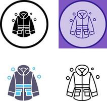 Winter Jacke Symbol Design vektor