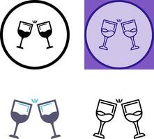 Wein Symbol Design vektor