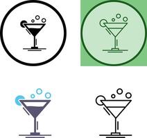 Cocktail-Icon-Design vektor