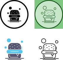 Burger-Icon-Design vektor