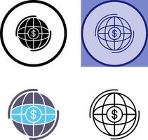 Globus-Icon-Design vektor
