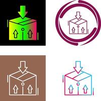 Paket-Icon-Design vektor