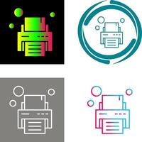 Drucker-Icon-Design vektor