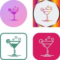 Cocktail-Icon-Design vektor