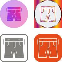 Shorts-Icon-Design vektor