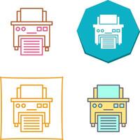 Drucker-Icon-Design vektor