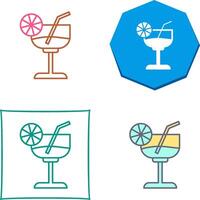 Cocktail-Icon-Design vektor