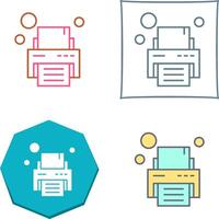 Drucker-Icon-Design vektor