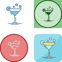 Cocktail-Icon-Design vektor