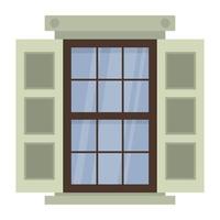 trendige Fensterkonzepte vektor