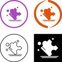 Puzzle-Icon-Design vektor