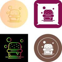 Burger-Icon-Design vektor