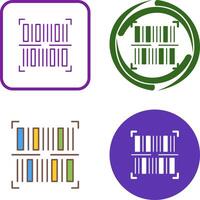 Barcode-Icon-Design vektor