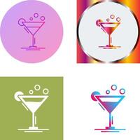 Cocktail-Icon-Design vektor