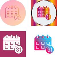 Kalender Icon Design vektor