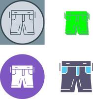 Shorts-Icon-Design vektor