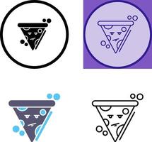 Pizza-Icon-Design vektor