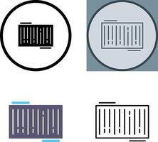 Barcode-Icon-Design vektor