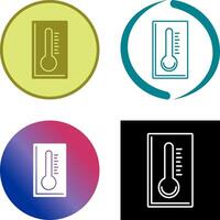 Thermometer Icon Design vektor