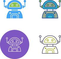 Roboter-Icon-Design vektor