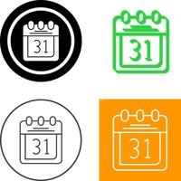 Kalender Icon Design vektor