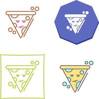Pizza-Icon-Design vektor