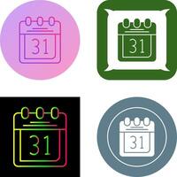 Kalender Icon Design vektor