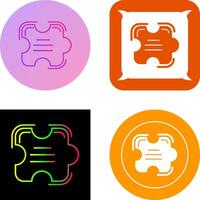 Puzzle-Icon-Design vektor