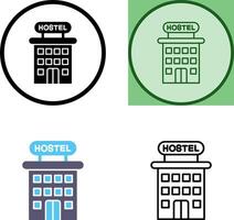 Hostel-Icon-Design vektor