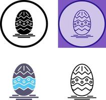 Ostern Ei Symbol Design vektor