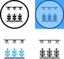 Bewässerungssystem-Icon-Design vektor