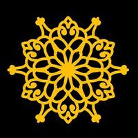einfache Mandalaformen zum Ausmalen. Mandala-Vektor. Blume. Buchseiten. Gliederung. dekorative antike elemente. orientalisches Muster, Vektorillustration. islam, arabisch, indisch, marokkanisch, spanisch, türkisch vektor