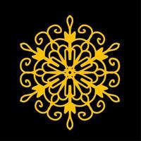 einfache Mandalaformen zum Ausmalen. Mandala-Vektor. Blume. Buchseiten. Gliederung. dekorative antike elemente. orientalisches Muster, Vektorillustration. islam, arabisch, indisch, marokkanisch, spanisch, türkisch vektor