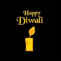 dawali, festivalillustrationdesignbakgrund, festivalljus, mandalaljus och glödlampor i mitten. indiska festivaler och högtider vektor