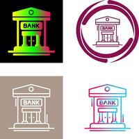 Bank-Icon-Design vektor