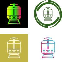 Straßenbahn Symbol Design vektor