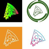 Pizza-Icon-Design vektor