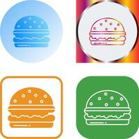 Burger-Icon-Design vektor