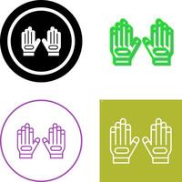 Handschuh-Icon-Design vektor