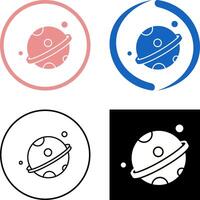 Planeten-Icon-Design vektor