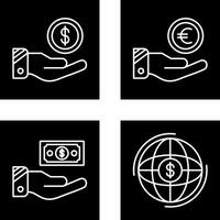 Dollar und Euro Symbol vektor