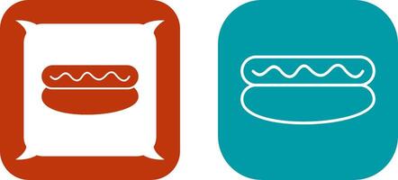 Hot-Dog-Icon-Design vektor